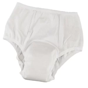 Washable Absorbency Incontinence Aid Cotton Underwear Briefs For Women