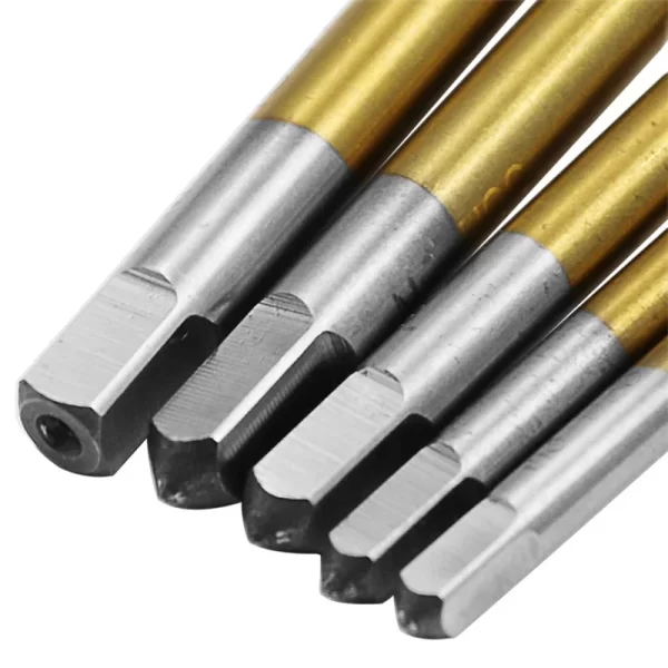 1pc Titanium Coated HSS Spiral Flute Screw Threading Taps Drill Tools For Machine Metals M3 M4 M5 M6 M8 Metric Hand Tool - Image 16