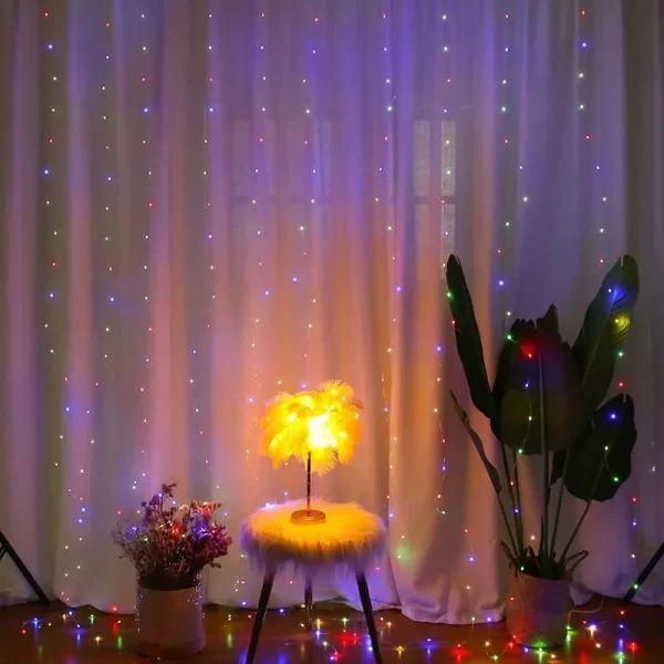 3/4/6M LED Curtain Lights Fairy Garland on the Window USB 8 Modes Light String Christmas Wedding Party Festoon Home Decoration - Image 19