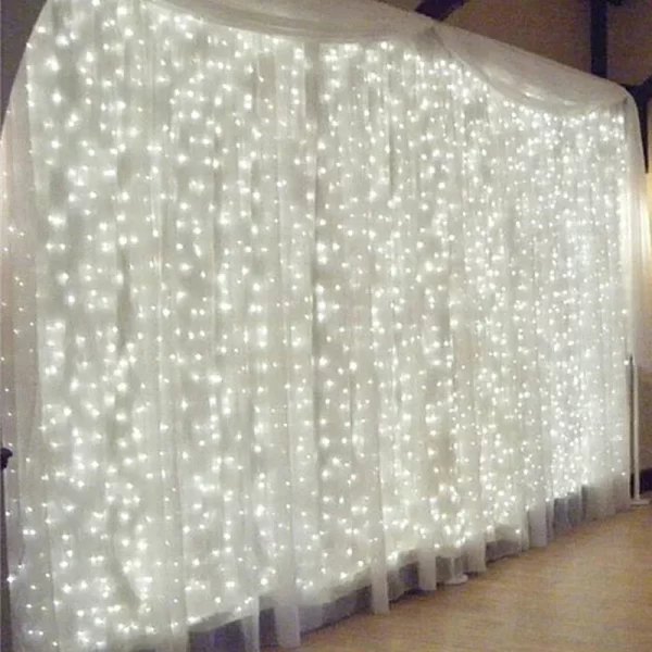 3/4/6M LED Curtain Lights Fairy Garland on the Window USB 8 Modes Light String Christmas Wedding Party Festoon Home Decoration - Image 21