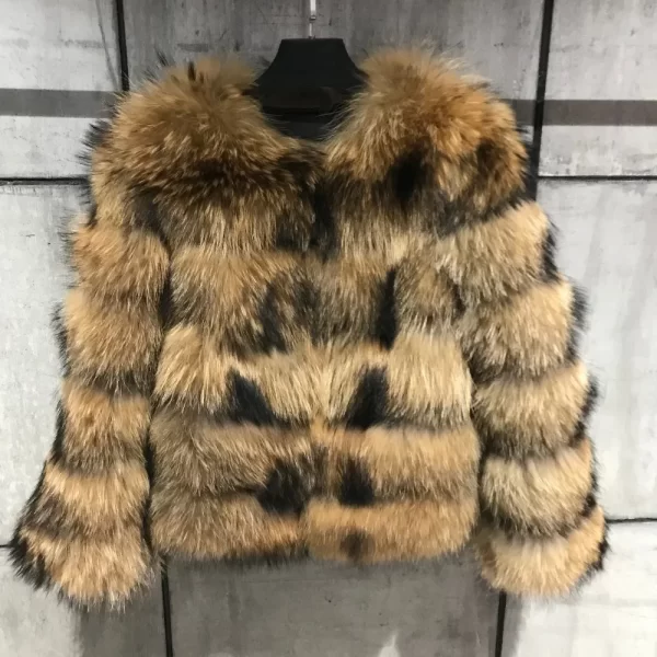 Super Hot Winter Women Luxury Thick Real Raccoon Fur Coat Natural Fox Fur Jacket Plus Size Furry Jackets Female Vest - Image 19